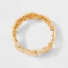 Etched Leaf Bracelet - A New Day™ Gold - 3 of 4