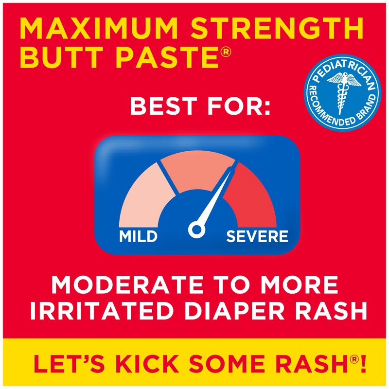 Boudreaux&#39;s Butt Paste Baby Diaper Rash Cream Maximum Strength - 4oz, 4 of 16