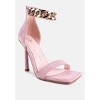 Last Sip Micro Suede High Heel Sandals - 2 of 4