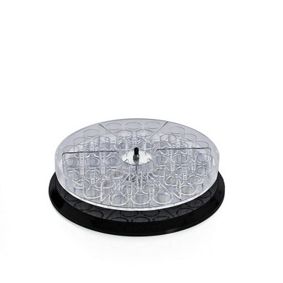 Azar Displays One Tier Revolving Display 2"H x 11"Dia. - round slot 1"dia