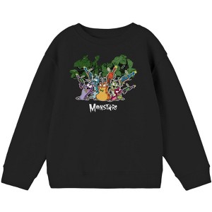 Space Jam Monstars Transformation Boy's Black Long Sleeve Sweatshirt - 1 of 1