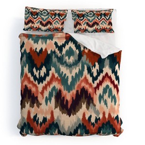 Deny Designs Megan Morris Kashimiran Kilim Duvet Cover Bedding Set Blue - 1 of 4