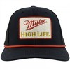 Adult Miller High Life Canvas Embroidered Felt Patch Hat - 2 of 4