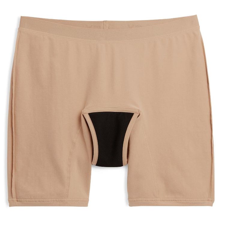 TomboyX Women's First Line  Period Leakproof 9" Inseam Boxer Briefs Underwear, Soft Cotton Stretch Comfortable (XS-6X), 2 of 6