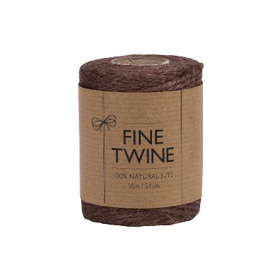 JAM Paper Kraft Twine 1/8 Inch x 54 Yards Chocolate Brown Sold Individually (67821708)