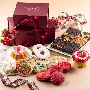 Christmas Gift Baskets, Merry Mix Up Party Gift Baskets, Gourmet Food Gifts Baskets For Friends, Doctor, Pastors, Men & Women by Dulcet Gift Baskets - 1 of 4