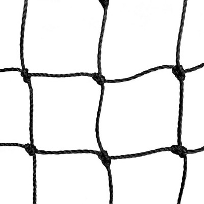 Hit Run Steal Premium Batting Cage Net Only, 1.75 Inch Mesh with Heavy Duty Carabiners, No Frame, Poles, Cables Included, Black