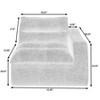 CAVINAS Modern Comfy Foam Bean Bag Chair with Backrest,Single Corner Bean Bag Couch,Accent Chairs for Living Room - 4 of 4
