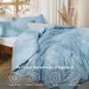 2-3 Pcs Tufted Boho Comforter Set Bed Set GentleSoft Farmhouse Shabby Chic Embroidery Bedding - 2 of 4