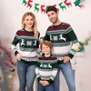 Pullover Christmas Sweaters for Women Long Sleeve Crew Neck Sweater with Snowflakes Pattern Sweater Jacquard Knit Sweater - 4 of 4