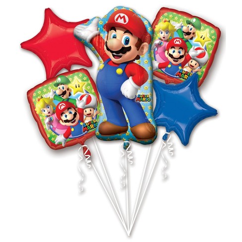 33 Super Mario Bros Supershape Foil Balloon Party Supplies