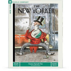 New York Puzzle Company Eustace Spreads Out 1000 Piece Puzzle - 1 of 4