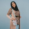Disney Bag, Crossbody, Princess Princess Jasmine Pose Silhouette and Lamp, Lavender, Vegan Leather - 4 of 4