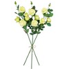 Northlight Real Touch™ Yellow and Green Artificial Rose Floral Sprays, Set of 6 - 35" - 4 of 4