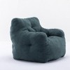 Vatros Teddy Fabric Tufted Foam Bean Bag Chair With Teddy Fabric - 2 of 4