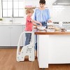 Safe 3-Step Toddler Stool for Kids ¨C Sturdy Plastic Standing Tower with Handrails and Non-Slip Pads ¨C Perfect for Bathroom, Kitchen Counter - 3 of 4