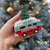 Camping RV Glass Christmas Ornament, Camper Trailer Motorhome Traveler Gift| OrnamentallyYou - 4 of 4