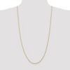 Black Bow Jewelry 2.25mm 10k Yellow Gold Solid Diamond Cut Rope Chain Necklace - 2 of 4