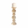 Modern Glam Glass & Crystal Pillar Candle Holder - Elegant Decorative Accent for Home, Office, Bedroom, Living Room - Stylish Taper Candle Stand - 2 of 4