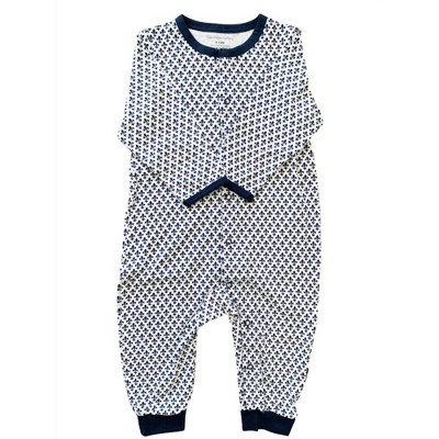 Boy's ' Motif Printed Long-Sleeve Romper - Copenhagen Delights