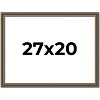 PosterPalooza | Sculpted Silver Picture Frame - UV Acrylic, Backing Board, Hanging Hardware Included - 2 of 4