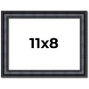 PosterPalooza | Photo Size Linear Black Picture Frame - UV Acrylic, Foam Board Backing, Hanging Hardware - 2 of 4