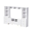 NicBex TV Stand for 70 Inch TV with 8 Drawers,TV Entertanment Center with 2 Cabinets and 13 Shelves,Modern TV Console Table for Living Room - 2 of 4
