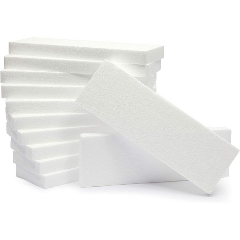 Juvale 1-inch Thick Foam Rectangle Blocks For Kids Crafts, Polystyrene ...