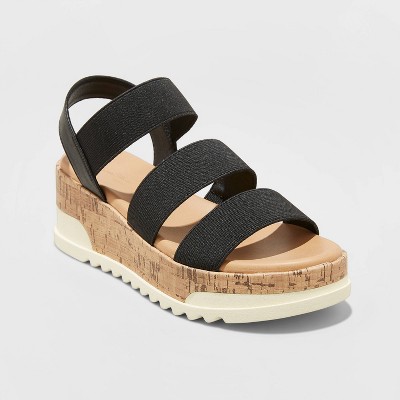 black platform sandals target