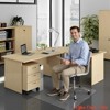 Office Chair Mat for Carpet Floors, 36'' x 48'' /45'' x 53'' Computer Desk Chair Mat for Carpeted Floors, Easy Rolling - 2 of 4