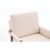 PAGED Accent Chair Mid-Century Modern Living Room Chairs Ergonomic Lounge Chair with Soft Waist Cushion for Office - 4 of 4