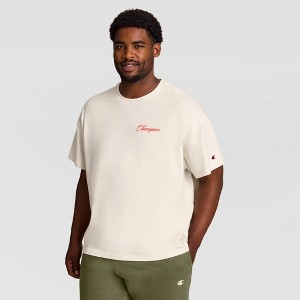 Champion Men's Graphic T-Shirt - Unbleached Cotton : Target
