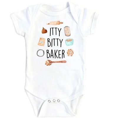 Itty Bitty Baker - Baby Boy Girl Clothes Infant Onesie® Funny Cute Newborn GS1