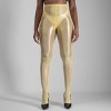 LECHERY Women's Lustrous Silky Shiny 40 Denier Semi-Opaque High-Waisted No Waistband Nylons Pantyhose Stockings (1 Pair) - 3 of 4