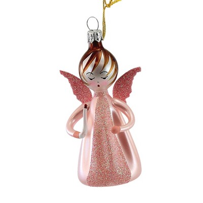 Italian Ornaments 3.5 Inch Angel W/ Candle Ornament Italian Baptism Birth Tree Ornaments