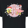 Women's - SpongeBob SquarePants - Spongebob Patrick Candy Canes Cropped Graphic T-Shirt - 2 of 4