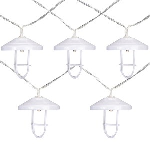 Northlight LED Lantern Christmas Light Set - 3' Clear Wire - 10ct - 1 of 4