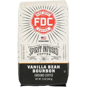 Fire Department Coffee Coffee Ground Vanilla Bean Bourbon - Pack of 6 - 12 oz - 1 of 1