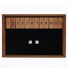 WE Games 12 Number Shut the Box Board Game, Walnut Stained Wood, 13.5 in. - 4 of 4