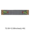 Unique Bargains Christmas Table Runner Black White Green Brown 72"x13" 1 Pc - 3 of 4