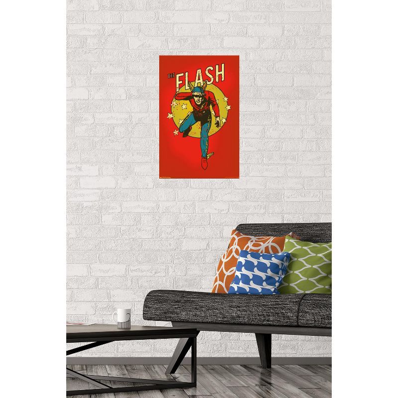 Trends International DC Comics - The Flash - VIntage Unframed Wall Poster Prints, 2 of 7
