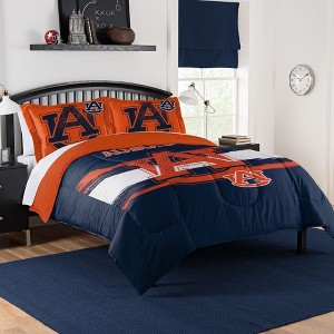Sweet Home Collection NCAA Auburn Tigers Comforter & Pillow Sham Set - 1 of 3
