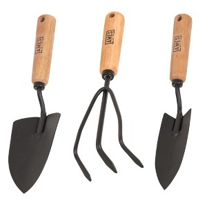 3-Piece Garden Tool Set - Hand Trowel, Hand Transplanter and Hand Cultivator - Ames - 1 of 4