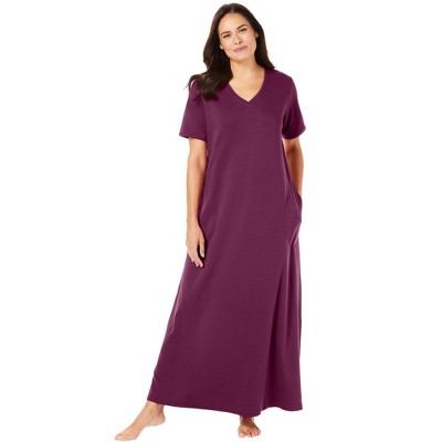 Dreams & Co. Plus Size Long T-Shirt Lounger