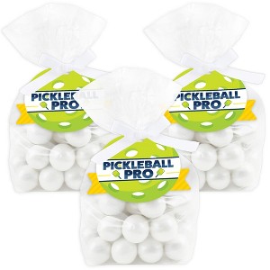 Big Dot of Happiness Let’s Rally - Pickleball - Birthday or Retirement Party Clear Goodie Favor Bags - Treat Bags With Tags - Set of 12 - 1 of 4
