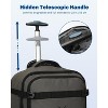 Hynes Eagle 2-in-1 Luggage Set, 20 inch Rolling Backpack + Fanny Pack-Grey - 2 of 4