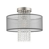Livex Lighting Bella Vista 4 - Light Flush Mount in  Brushed Nickel - 2 of 4