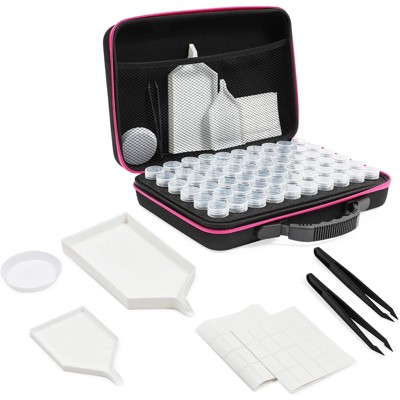 Bright Creations 66 Pieces Diamond Painting Kits for Adults with Embroidery Box, Tray, Tweezers, Arts and Crafts