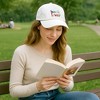 Pavilion Gift Company - Book Lover - White Adjustable Hat - Hats - 2 of 4