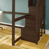 Classic Full High Loft + Desk + Staircase - 4 of 4